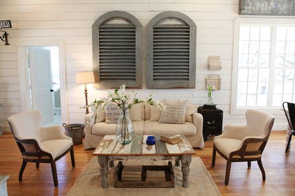 Farmhouse Living Room - Fixer Upper HGTV Living Room Designer Room