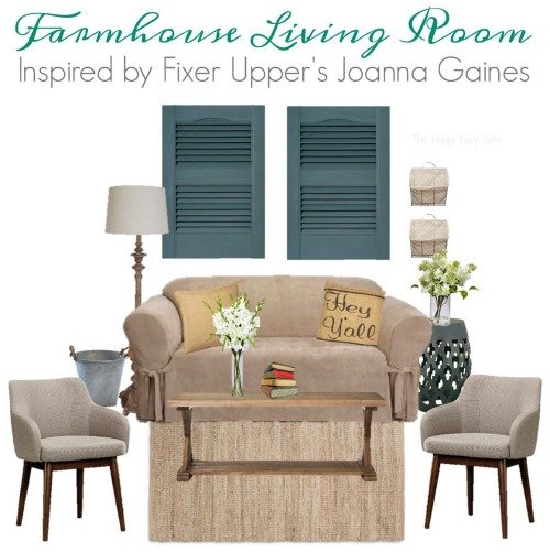 Farmhouse Living Room - Fixer Upper HGTV Living Room