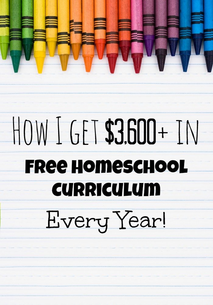 There is no reason homeschooling your kids should break the bank. Let me show you how I am able to get over $3,600 in free homeschool curriculum each year!