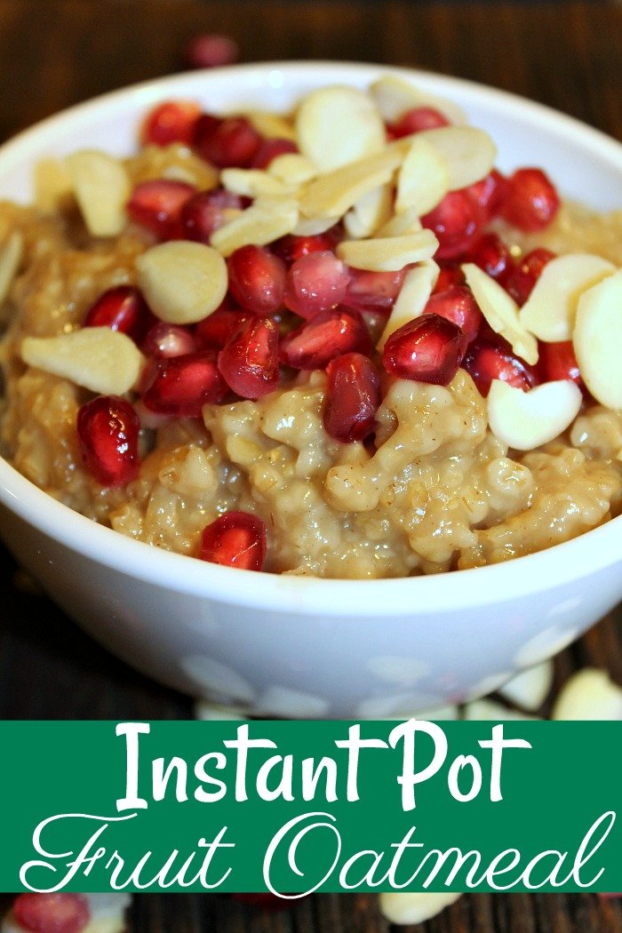 Looking for a great easy breakfast that also makes a great breakfast for dinner then this Instant Pot Oatmeal is for you! 