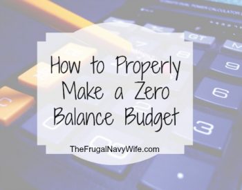 Zero Balance Budget How to Make one Properly and Save