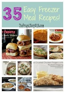 35 Easy Freezer Meals Round Up - The Frugal Navy Wife