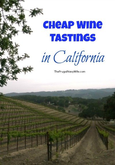 Cheap Wine Tastings in California