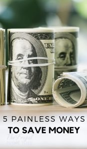 Looking for painless ways to Save Money? Here are 5 simple ways to save $25 today that you haven't thought of yet! Do these long term for even more savings. #savingmoney #frugalliving #frugalnavywife #money #moneyhacks #waystosavemoney | Money Hacks | Saving Money | Ways to Save Money | Frugal Living