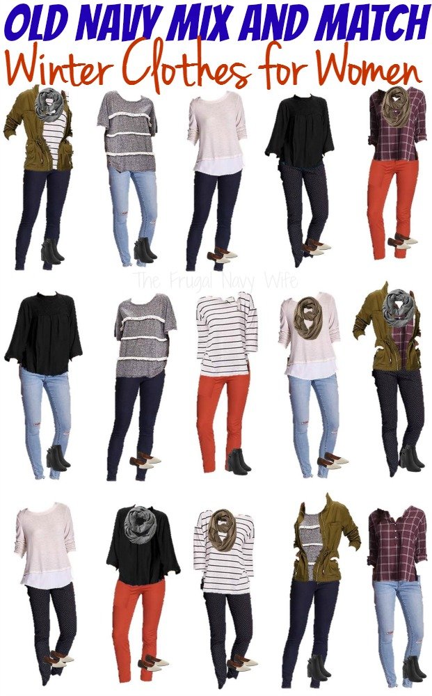Old Navy Mix and Match Winter Clothes for Women