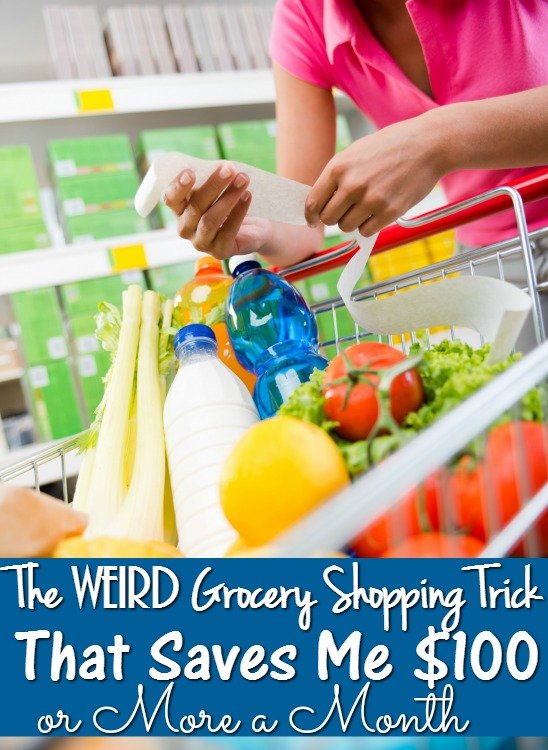 How to Save Money on Groceries – The Weird Grocery Shopping Trick that Saves Me $100 or More a Month