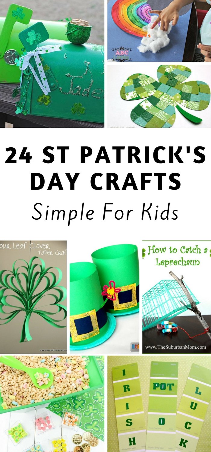 24 Easy and Fun St Patrick's Day Crafts - The Frugal Navy Wife