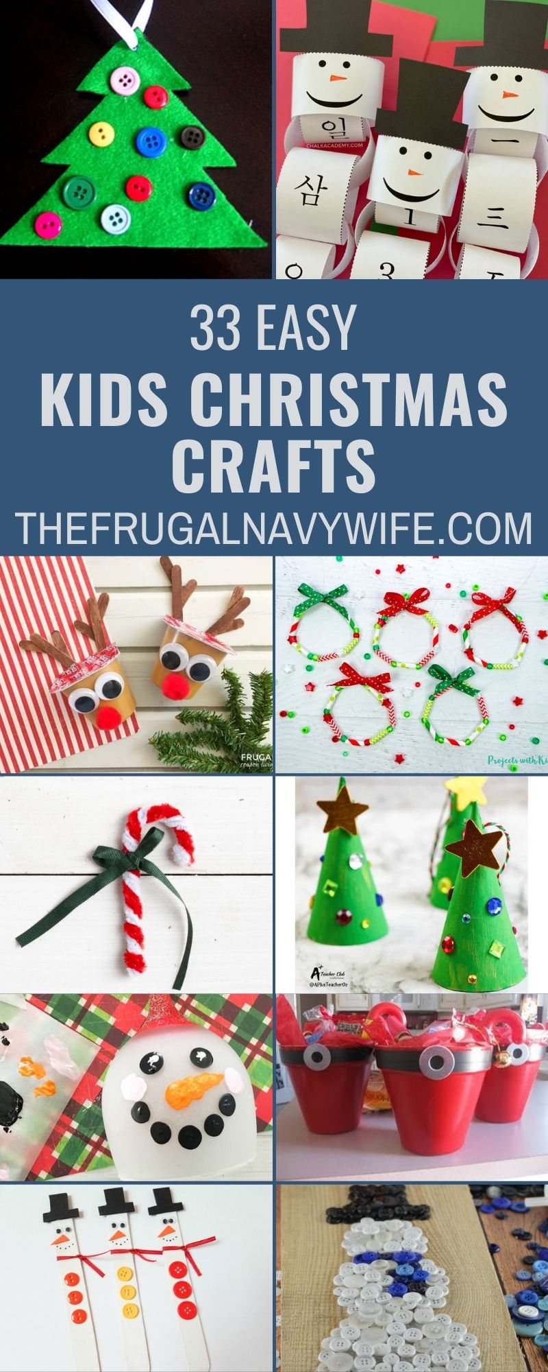 Christmas Kid's Craft: Holiday Character Candy Pots - Crazy Little Projects