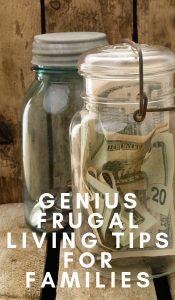 We are always looking for ways to stretch out the budget. This all boils down to the 6 genius frugal living tips that are the base for frugal living. #frugallivingtips #frugalliving #frugalnavywife #budgeting #savingmoney