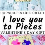 Homemade Valentine's for family and friends can be as easy as Popsicle Sticks and Puzzle Pieces. Let the kids make this DIY Valentine's from Popsicle Sticks this year! #thefrugalnavywife #popsiclestickcrafts #puzzlepiececrafts #kidsdiy #easykidscrafts | Easy Crafts for Kids | Valentine's Day Gift Ideas | Homemade Valentine's for Kids | Puzzle Piece Crafts | Easy DIY | Popsicle Stick Crafts