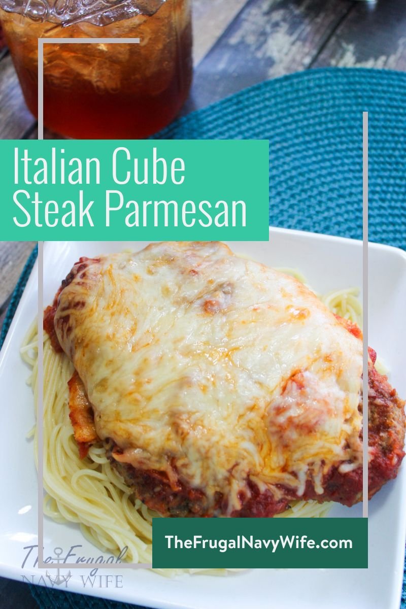 Cube Steak Recipes Italian Cube Steak Parmesan The Frugal Navy Wife 