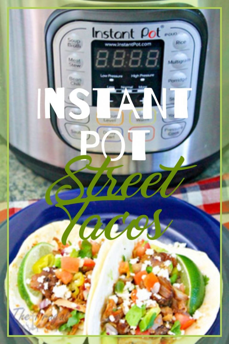 Pulled Pork Instant Pot Street Tacos - The Frugal Navy Wife