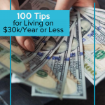 Following these frugal living tips, you can save money and do it comfortably all while living on $30k a year. #frugalnavywife #frugallivingtips #frugalliving #livingonless #howtosavemoney #howtosave #money #budgeting | Ideas to save money | Living on Less | Frugal Living Tips | How to Save Money | Budgeting Ideas