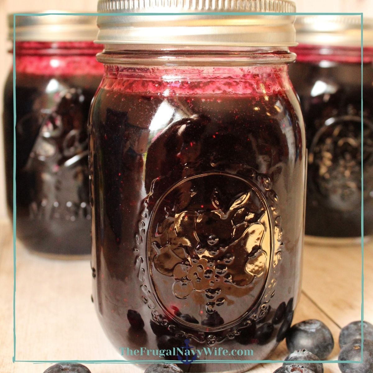 Blueberry Honey Freezer Jam Recipe - Artful Homemaking