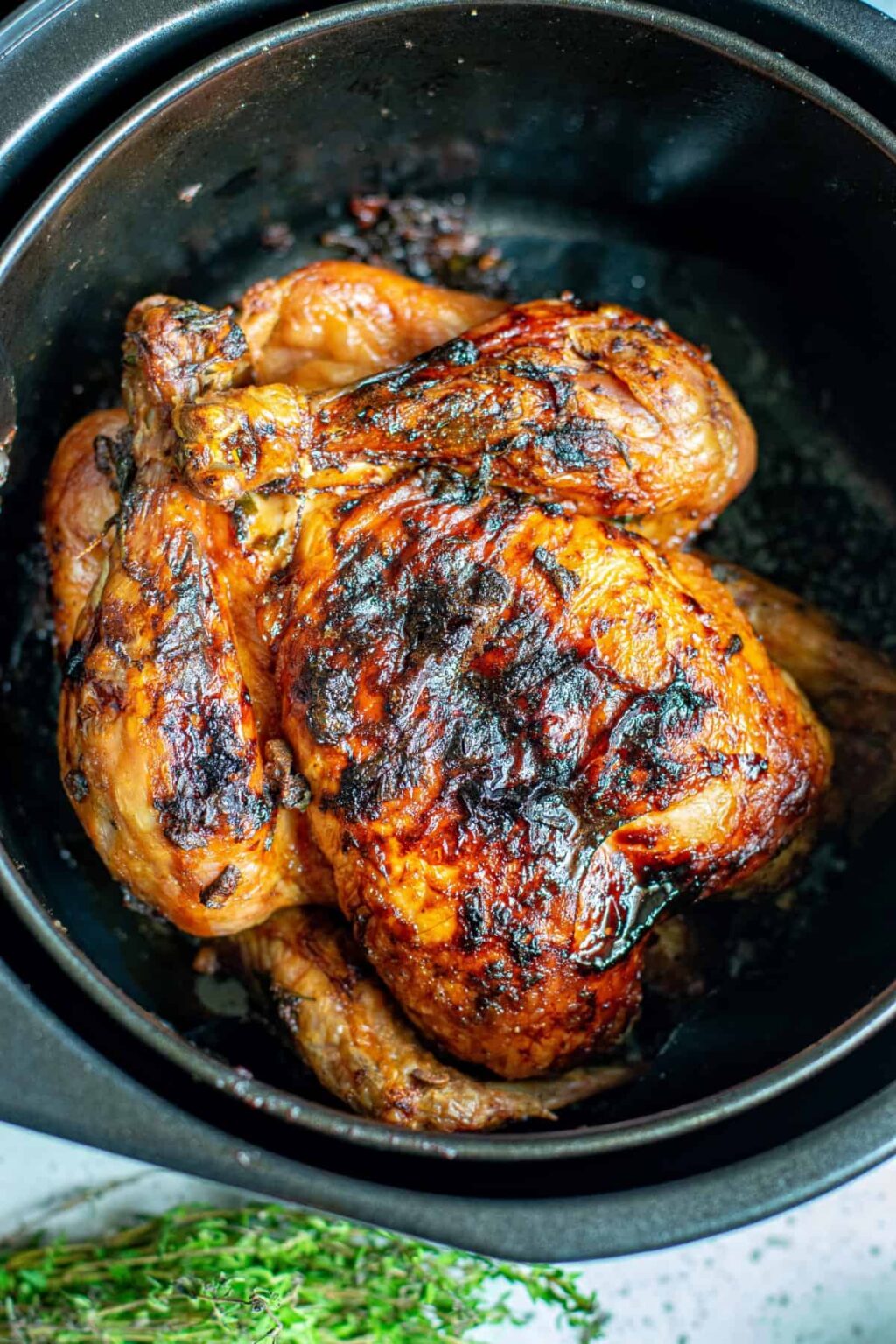 Air Fryer Whole Chicken Recipes - The Frugal Navy Wife