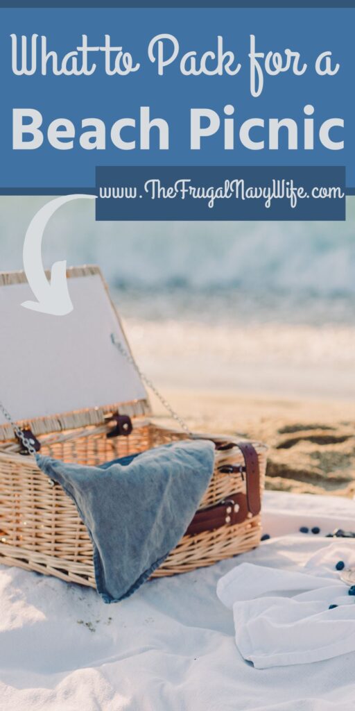 Embark on a beach picnic adventure fully equipped with all the essentials for a sun-kissed day by the sea. #summer #beach #picnic #family #frugalnavywife #frugalliving #adventure | Beach Picnic | Summer | Activities | Frugal Living | Family | Adventure | Summer Activities |