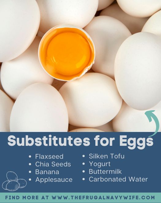 Substitutes for Eggs